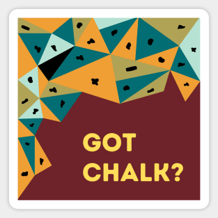 Got Chalk Bouldering Design Magnet